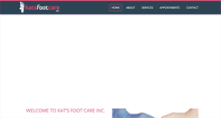 Desktop Screenshot of katsfootcare.com